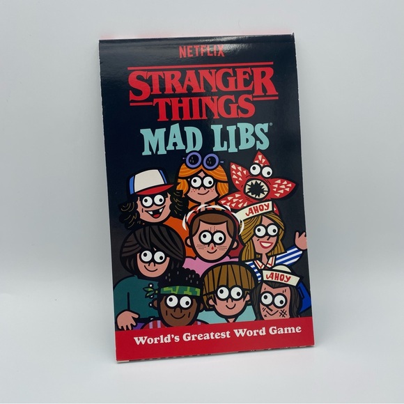 Stranger Things Game Set Uno Mad Libs Pop Its Fidgets Waffle Demogorgon Gifts - Picture 7 of 13